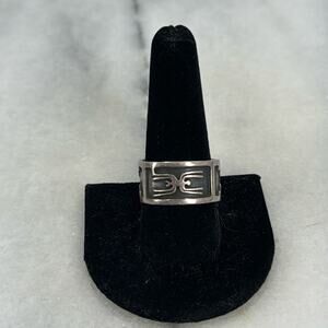 Large Sterling silver spider chunky ring size 10